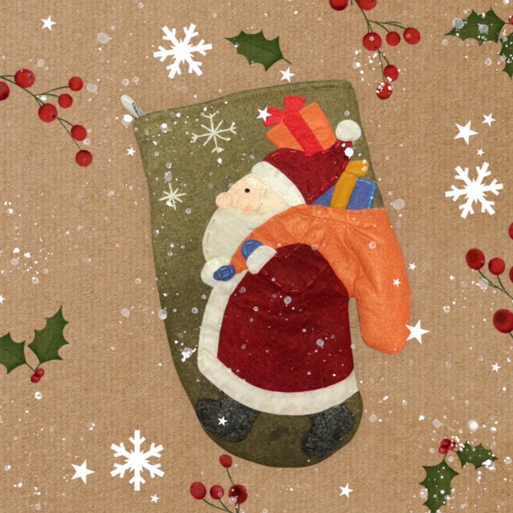Russ Vintage Christmas Oven Mitt